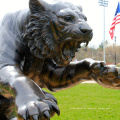 Tier Metall Bronze Garten Metall Handwerk lebensgroße Bronze Tiger Statue